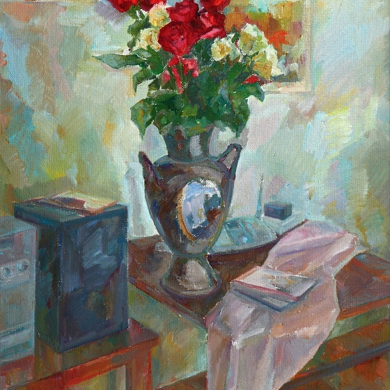 Roses in the Artist's Studio