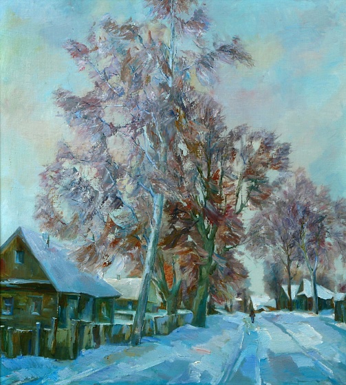 Winter in Zarechnaya Street