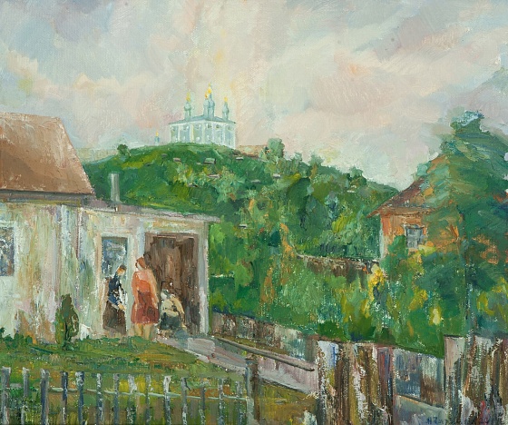 A Yard in Smolensk, from the series Smolensk
